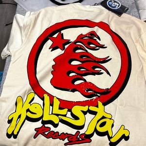 Hell Star Records Cream Graphic Tee